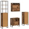 vidaXL Ensemble de mobilier de salle de bain avec tiroir Bois ancien