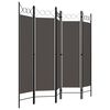vidaXL Cloison de séparation 5 panneaux Anthracite 200x180 cm