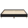 vidaXL Cadre de lit Ch&ecirc;ne noir 203 x 143 x 25 cm Bois d'ing&eacute;nierie