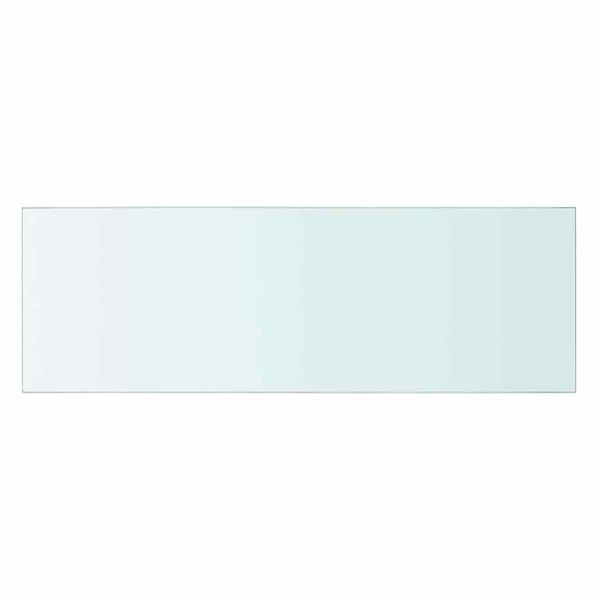 vidaXL Panneau pour &eacute;tag&egrave;re Verre transparent 60 x 20 cm