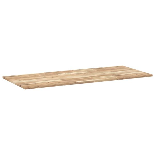 vidaXL Dessus de meuble de salle de bain non trait&eacute; bois d'acacia