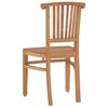 vidaXL Ensemble &agrave; manger de jardin 5 pcs Bois de teck massif