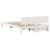 vidaXL Cadre de lit avec tiroirs sans matelas blanc 160x200 cm
