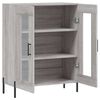 vidaXL Buffet sonoma gris 69,5x34x90 cm bois d'ing&eacute;nierie
