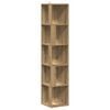 vidaXL Armoire d'angle ch&ecirc;ne artisanal 33x33x165 cm bois d'ing&eacute;nierie