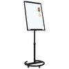 vidaXL Tableau blanc magn&eacute;tique Noir et Blanc 62 x 62,5 x 197 cm EPS