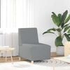 vidaXL Unit&eacute; de Sofa Modulaire Sans Accoudoirs 3 pcs Gris clair