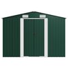 vidaXL Abri de jardin Vert 257x779x181 cm Acier galvanis&eacute;