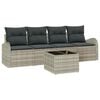 vidaXL Ensemble de canap&eacute; de jardin Gris clair 55 x 55 x 37 cm