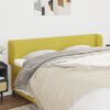 vidaXL T&ecirc;te de lit avec oreilles Vert 183x23x78/88 cm Tissu