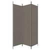 vidaXL Cloison de s&eacute;paration 3 panneaux Anthracite 150x220 cm Tissu
