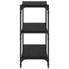 vidaXL Biblioth&egrave;que Ch&ecirc;ne noir 60 x 33 x 70,5 cm