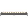 vidaXL Cadre de lit sans matelas gris 90x200 cm similicuir