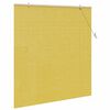 vidaXL Store enrouleur avec des rideaux Jaune 150 x 160 cm Bambou
