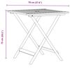 vidaXL Ensemble de bistro 3 pcs beige r&eacute;sine tress&eacute;e et bois massif