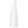 vidaXL Robe de bain sans capuche Blanc s Flanelle
