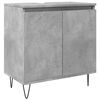 vidaXL Ensemble de meubles de salle de bain 3 pcs gris b&eacute;ton