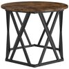 vidaXL Table d'appoint empilable 3 pcs Ch&ecirc;ne fum&eacute;