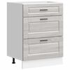 vidaXL Armoire de cuisine Porto sonoma gris bois d'ing&eacute;nierie