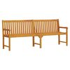 vidaXL Banc de jardin 220 cm Bois d'acacia solide