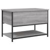 vidaXL Banc de rangement sonoma gris 70x42,5x47 cm bois d'ing&eacute;nierie