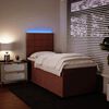 vidaXL Sommier &agrave; lattes de lit avec matelas Rose 90x190 cm Velours