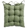 Madison Coussin de si&egrave;ge Toscane Basic 46x46 cm vert