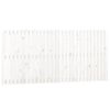 vidaXL T&ecirc;te de lit murale Blanc 185x3x90 cm Bois massif de pin