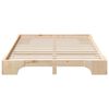 vidaXL Cadre de lit Marron 140 x 220 cm Pin massif