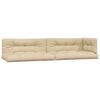 vidaXL Salon palette de jardin avec coussins 6pcs bois d'acacia massif