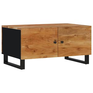 vidaXL Table basse 80x50x40 cm Bois d'acacia solide et d'ing&eacute;nierie