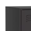 vidaXL Buffet noir 67x39x83 cm acier