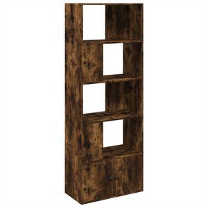 vidaXL Biblioth&egrave;que ch&ecirc;ne fum&eacute; 70x36x189 cm bois d'ing&eacute;nierie