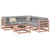 vidaXL Salon de jardin 6 pcs et coussins bois massif sapin de douglas