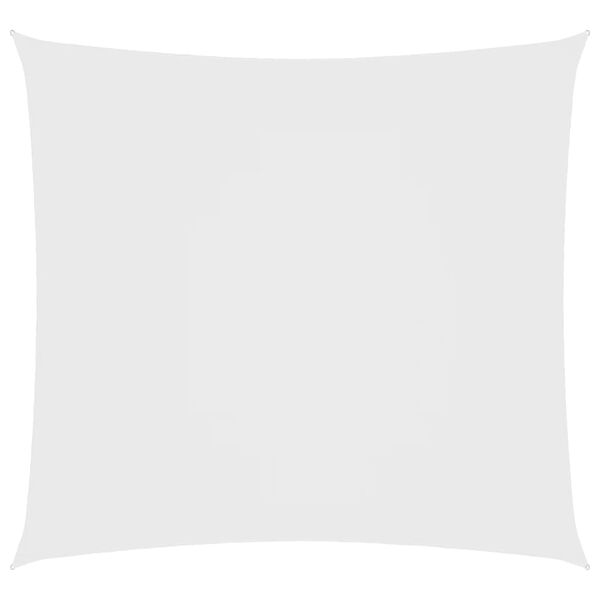 vidaXL Voile de parasol tissu oxford carr&eacute; 2x2 m blanc