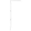 vidaXL Paroi de douche &agrave; l'italienne &agrave; verre ESG transparent 90x195 cm
