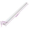 vidaXL Goulotte de c&acirc;ble 40x25 mm 30 m PVC