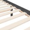 vidaXL Cadre de lit sans matelas gris 200x200 cm bois massif