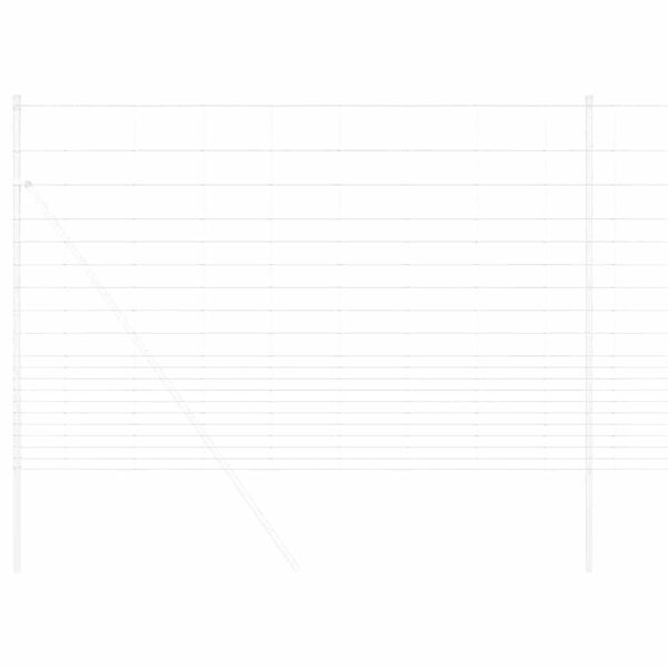 vidaXL Cl&ocirc;ture Sauvage Galvanis&eacute; &agrave; chaud 1000 x 150 x 0,18 cm Fer