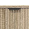 vidaXL Meuble de Lavabo de Salle de Bain avec stockage Ch&ecirc;ne Sonoma