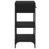 vidaXL Table console avec tiroir Ch&ecirc;ne noir 100 x 34,5 x 75 cm bois