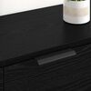 vidaXL Buffets 2 pcs Ch&ecirc;ne noir 60 x 30 x 70 cm Bois d'ing&eacute;nierie