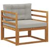 vidaXL Sofa de milieu ext&eacute;rieur Naturel 87 x 83 x 73 cm