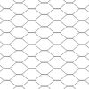 vidaXL Clôture hexagonale Gris 1,6 x 25 m PVC