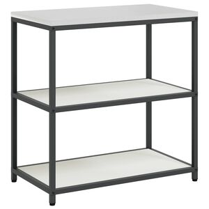 vidaXL &Eacute;tag&egrave;re de Cuisine HATTEM Blanc 90 x 50 x 92 cm Acier
