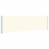 vidaXL Auvent lat&eacute;ral r&eacute;tractable de patio 180x614 cm Cr&egrave;me
