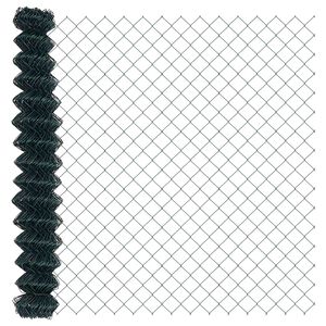 vidaXL Cl&ocirc;ture en treillis m&eacute;tallique Vert 10 x 1,5 m Acier