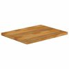 vidaXL Dessus de table à bord vivant 80x60x2,5 cm bois massif manguier