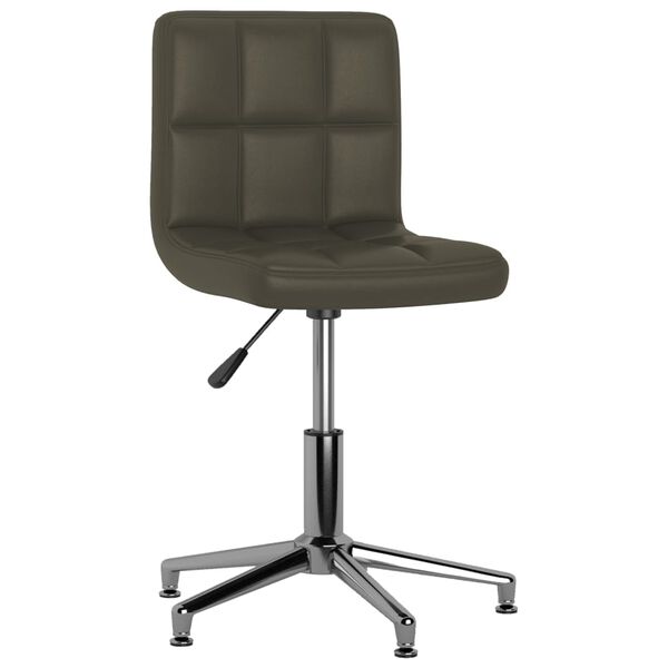 vidaXL Chaises pivotantes &agrave; manger lot de 6 marron similicuir