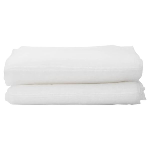 vidaXL Filet Anti-insectes Blanc 2 x 5 m Poly&eacute;thyl&egrave;ne